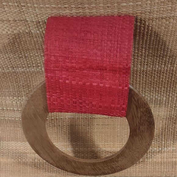 Handmade Cameroon Africa Straw Bag - Picture 2 of 9